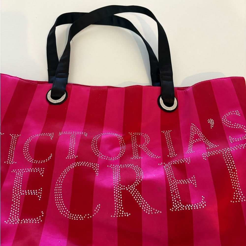 Victoria's Secret Bold Pink Tote Bag